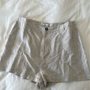 Reformation linen shorts